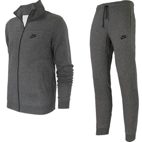 graue nike jogginganzug|graue Trainings.